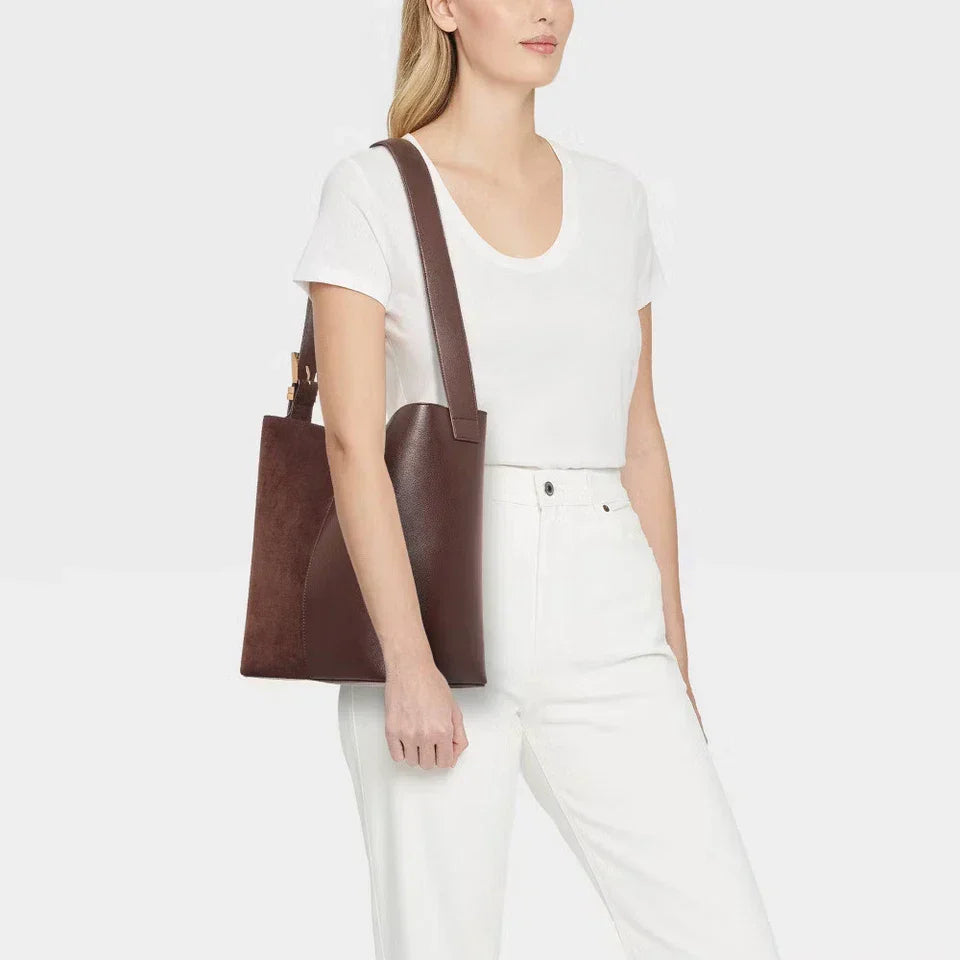 Shoulder Bucket Bag - A New Day Brown